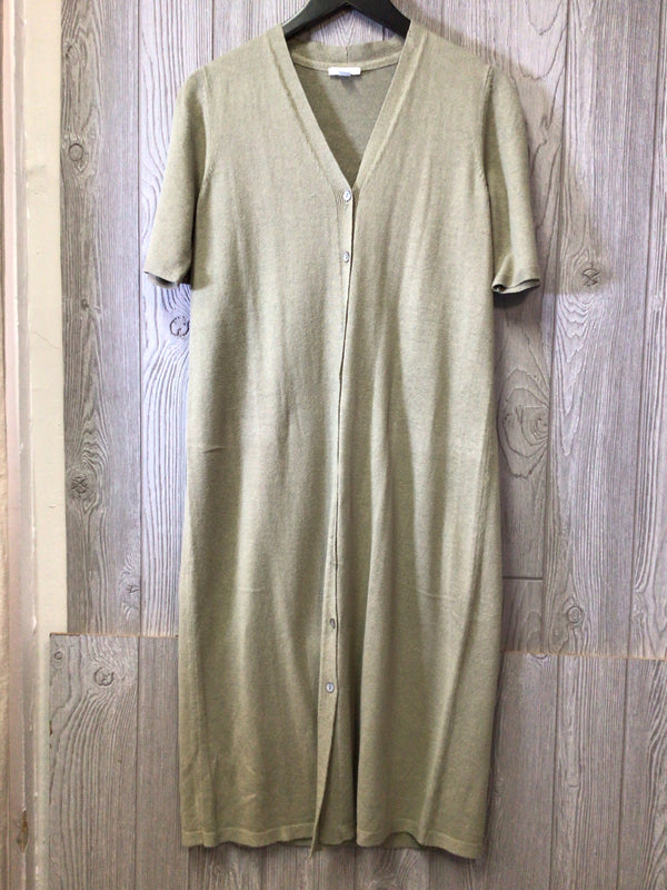 J Jill Linen BL Knit Cardigan Size Small - Long